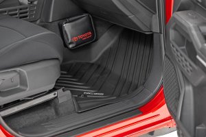Toyota Tacoma Flex Fit Floor Mats - Front - Rough Country - '24-'25